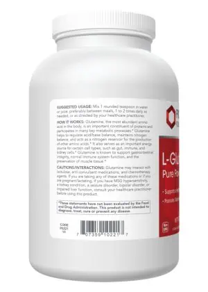 Alternative view of L-Glutamine Powder