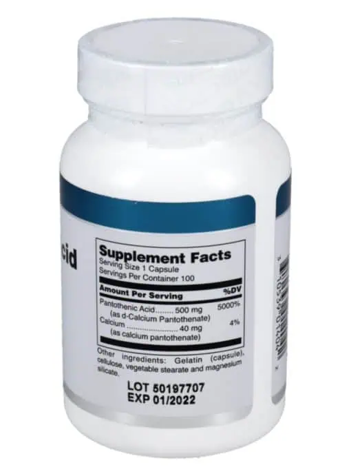 Pantothenic Acid 500mg - Image 2