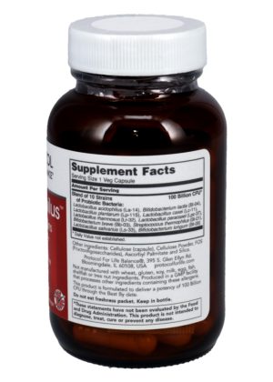 Alternative view of Probiotic-10 100 Billion