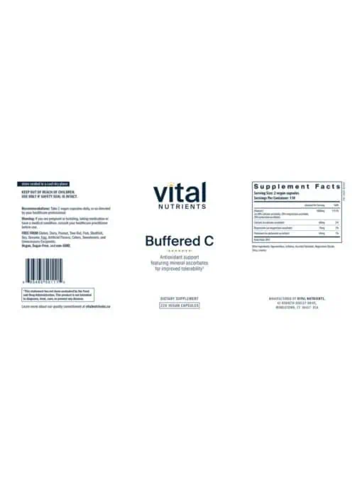 Buffered C 500mg Gentle Vitamin C for sensitive individuals* - Image 2