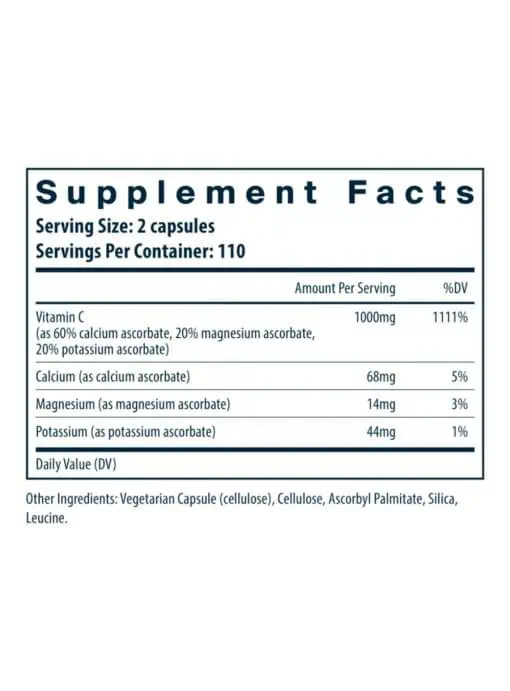 Buffered C 500mg Gentle Vitamin C for sensitive individuals* - Image 3