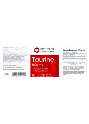 Alternative view of Taurine 1000mg