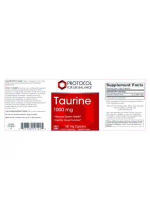 Alternative view of Taurine 1000mg