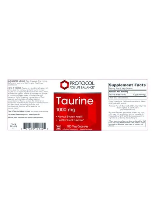 Taurine 1000mg - Image 2