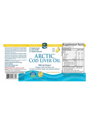 Alternative view of Arctic Cod Liver Oil Lemon