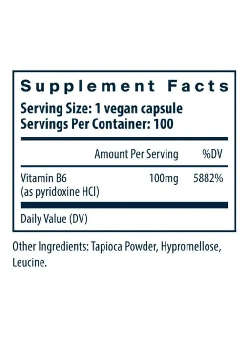 Vitamin B6 100mg - Image 3
