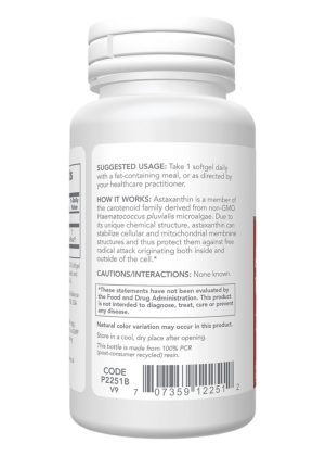 Alternative view of Astaxanthin 10mg