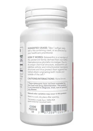 Alternative view of Astaxanthin 10mg