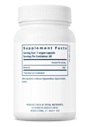 Alternative view of Melatonin 3mg