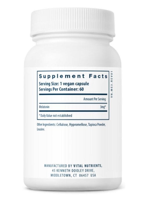 Melatonin 3mg - Image 2