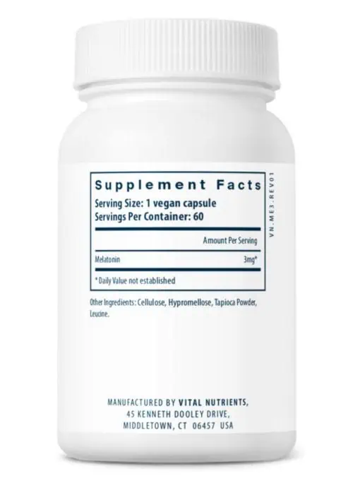 Melatonin 3mg - Image 2