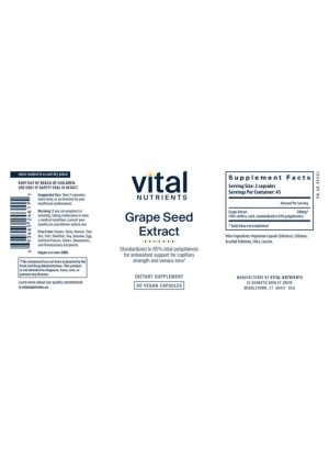 Alternative view of Grape Seed Extract