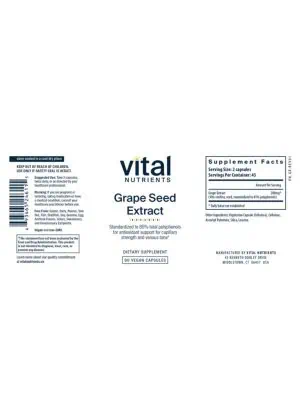 Alternative view of Grape Seed Extract