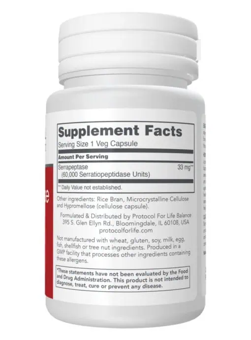 Serrapeptase 60,000 Units of Activity - Image 3