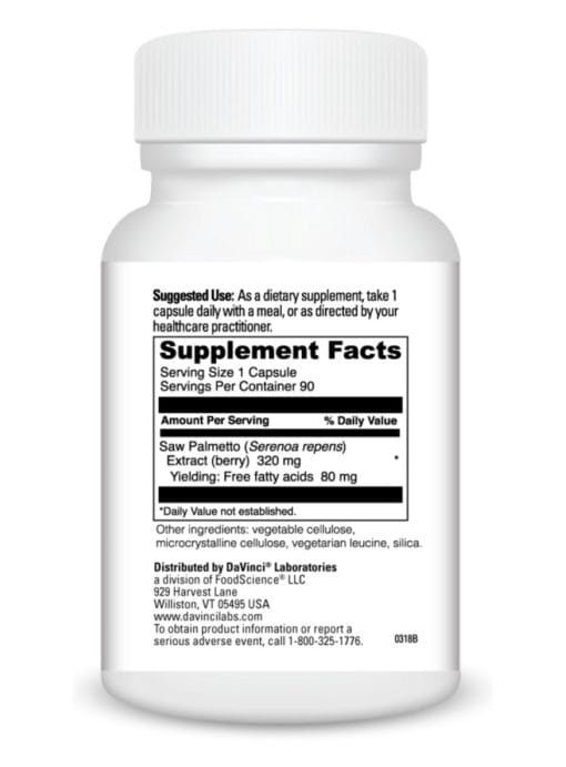 Saw Palmetto 320mg - Image 3