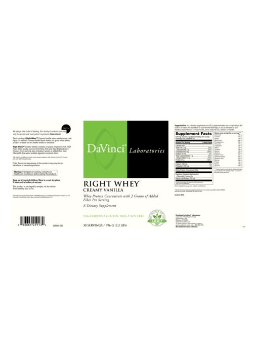 Right Whey™ Creamy Vanilla - Image 2