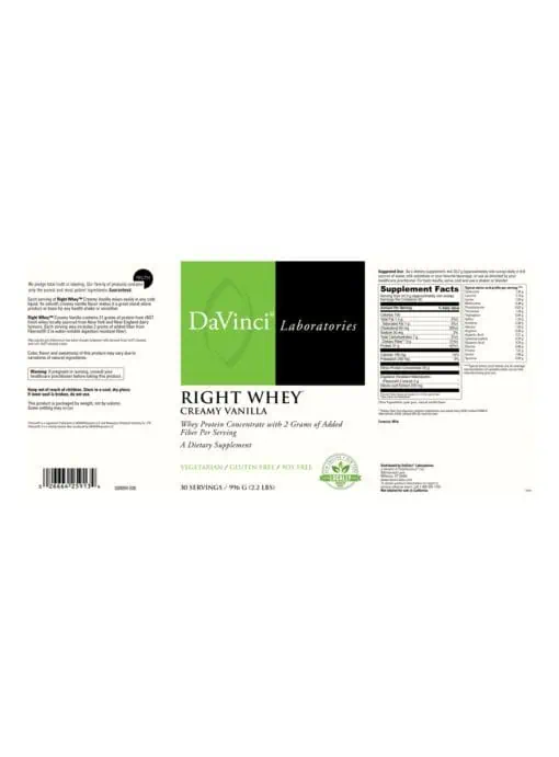 Right Whey™ Creamy Vanilla - Image 2