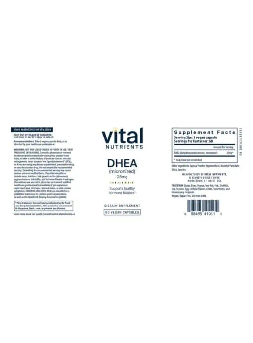 DHEA (micronized) 25mg - Image 2