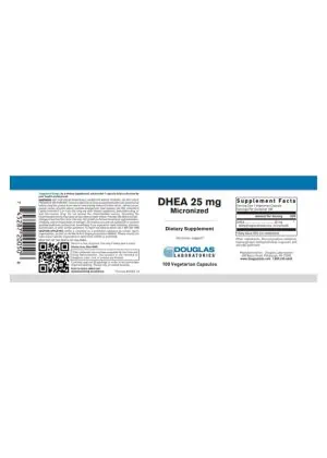 Alternative view of DHEA 25mg (Micronized)
