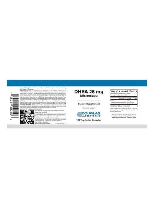 DHEA 25mg (Micronized) - Image 2