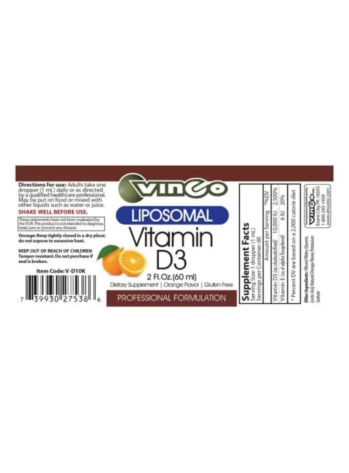 Vitamin D3 10,000 IU - Image 2