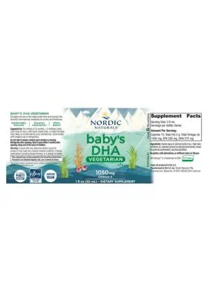 Alternative view of Baby's DHA Vegetarian
