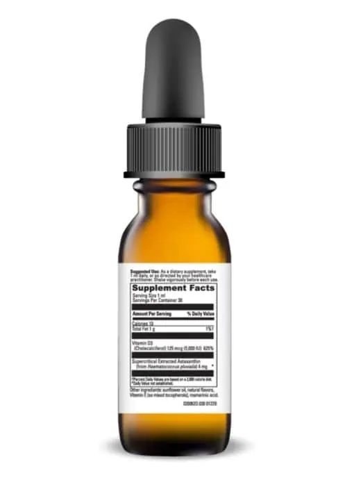 Astaxanthin D3 Liquid 1oz - Image 3