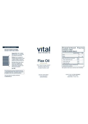 Alternative view of Flax Oil