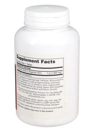Alternative view of Arginine 1000mg