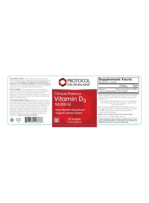 Vitamin D3 50,000 IU - Image 2