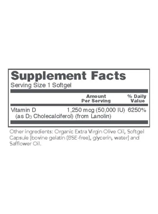 Vitamin D3 50,000 IU - Image 3