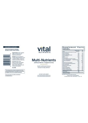 Alternative view of Multi-Nutrients 5 Ultra Antioxidant Formula (Boron, Copper, and Iron Free)