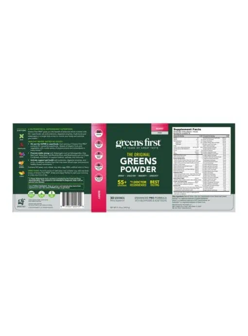 Greens First PRO Berry 10.1oz - Image 2