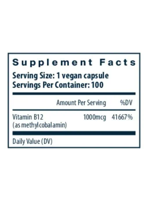 Vitamin B12 (as methylcobalamin) 1000mcg - Image 3