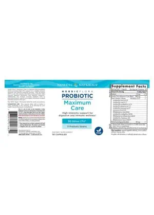 Alternative view of Nordic® Flora Probiotic Maximum Care