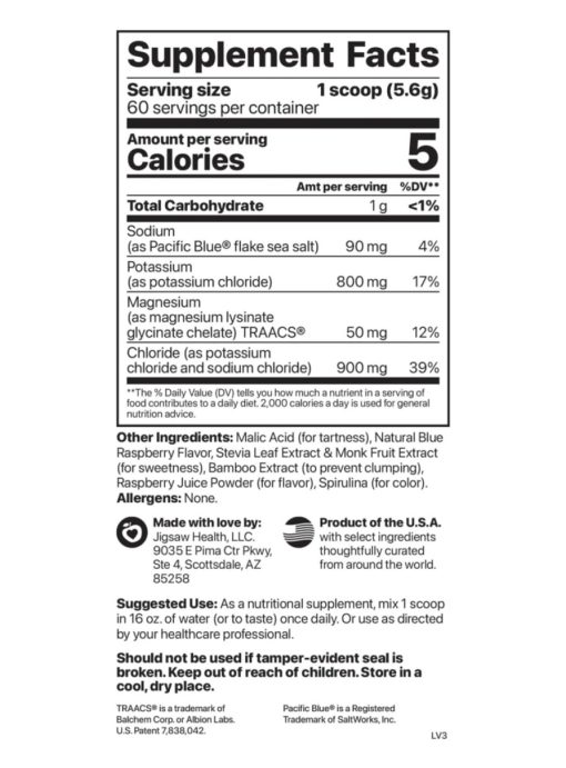 Potassium Cocktail Jar Blue Raspberry - Image 3