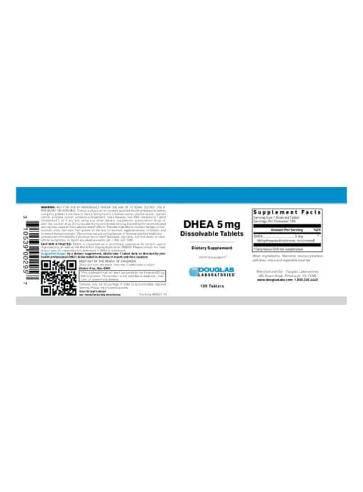 DHEA 5mg Dissolvable Tablets - Image 2