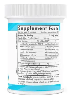 Alternative view of Nordic Flora™ Probiotic Comfort