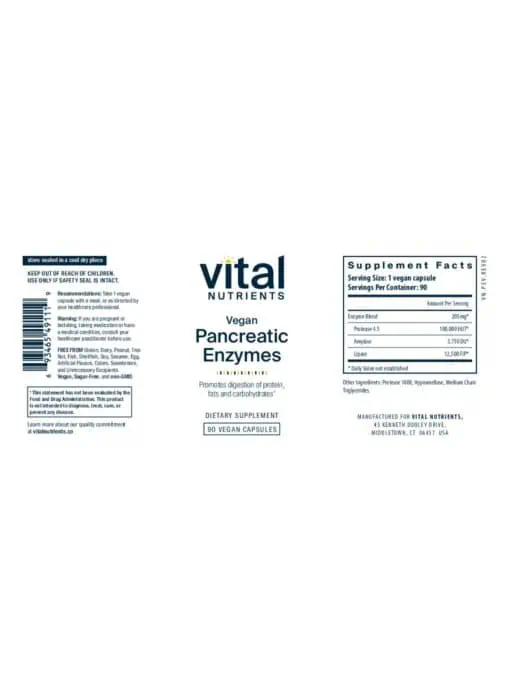 Vegan Pancreatic Enzymes - Image 2