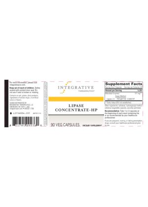 Alternative view of Lipase Concentrate-HP