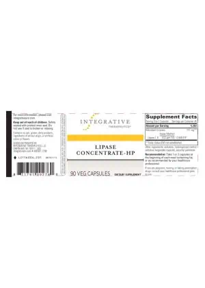 Alternative view of Lipase Concentrate-HP