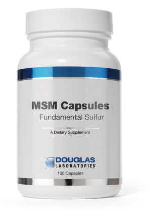 Douglas Laboratories Fundamental Sulfur Capsules (750mg) -- MSM supplement, joint support.