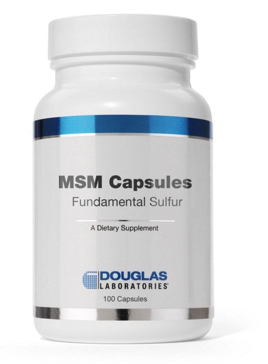 Douglas Laboratories Fundamental Sulfur Capsules (750mg) -- MSM supplement, joint support.