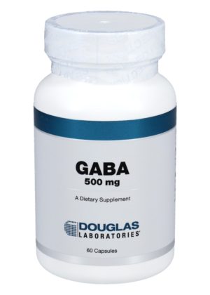 Douglas Laboratories GABA 500mg -- gamma amino butyric acid, dietary supplement.