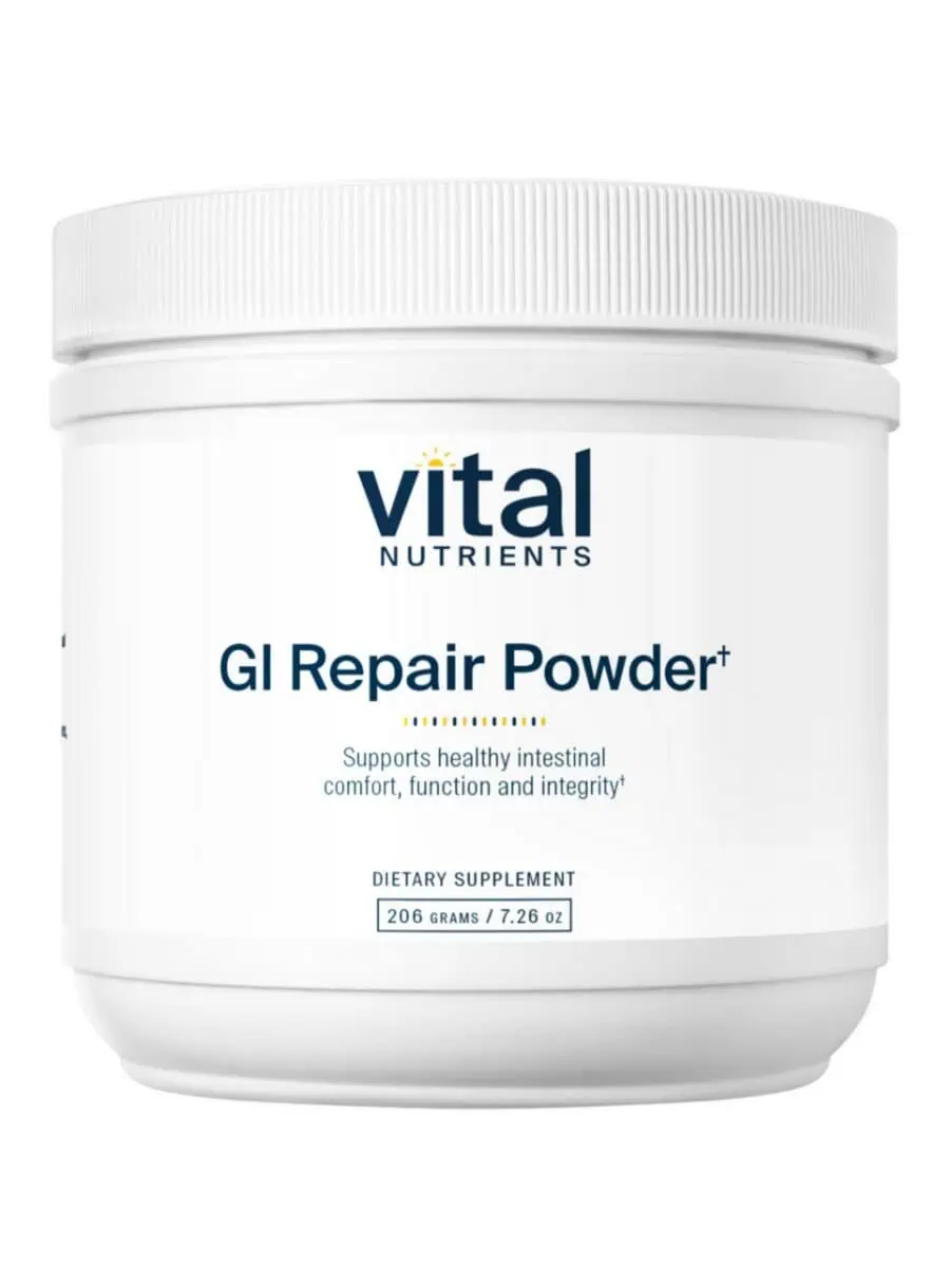 Vital Nutrients GI Repair Powder -- intestinal health, collagen support.