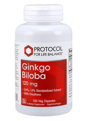 Protocol For Life Ginkgo Biloba 120mg -- ginkgo biloba, brain health