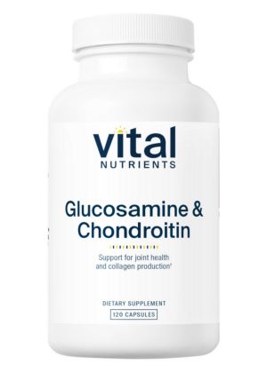 Vital Nutrients Glucosamine and Chondroitin Sulfate -- joint support, cartilage health.