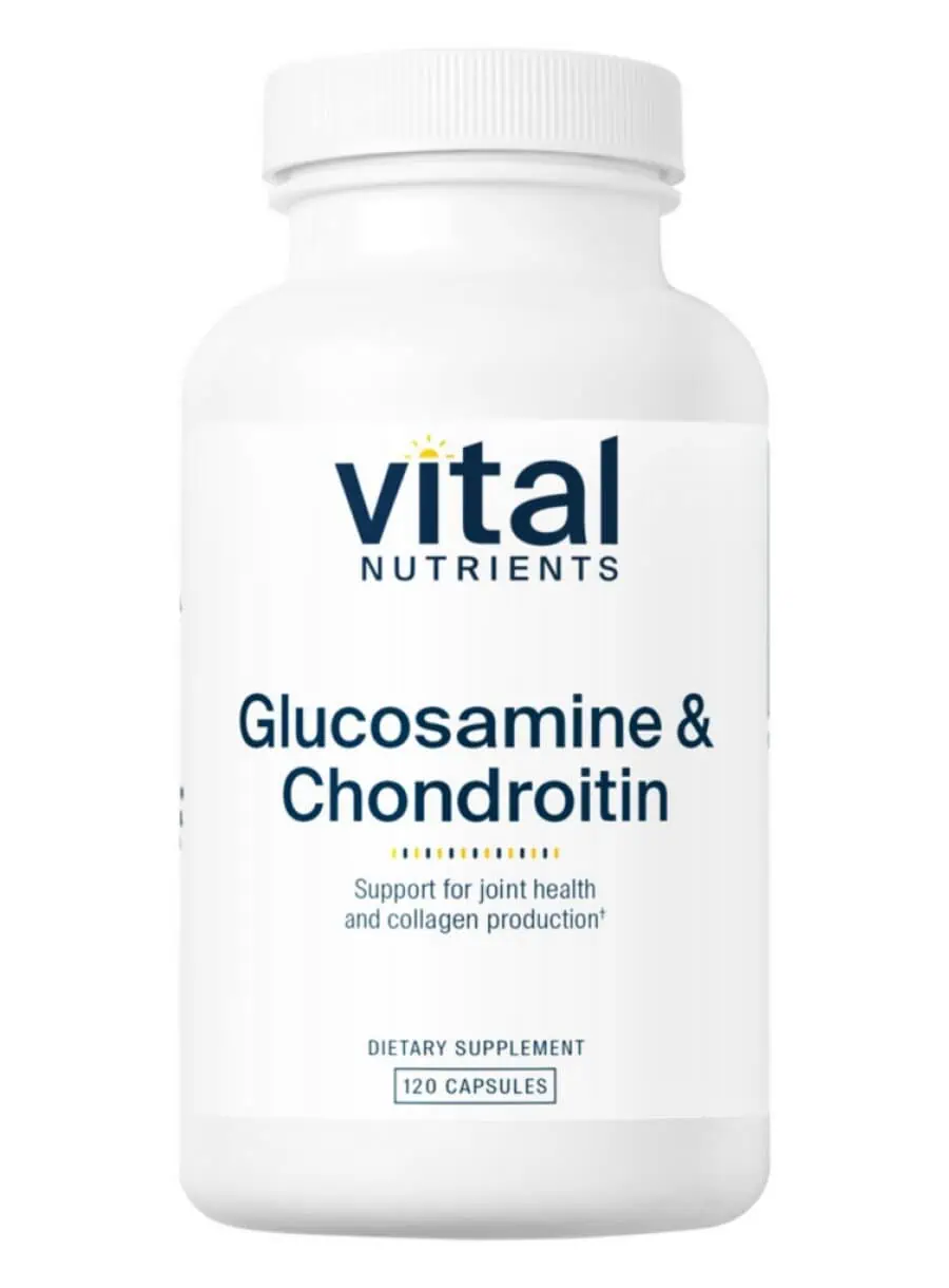 Vital Nutrients Glucosamine and Chondroitin Sulfate -- joint support, cartilage health.