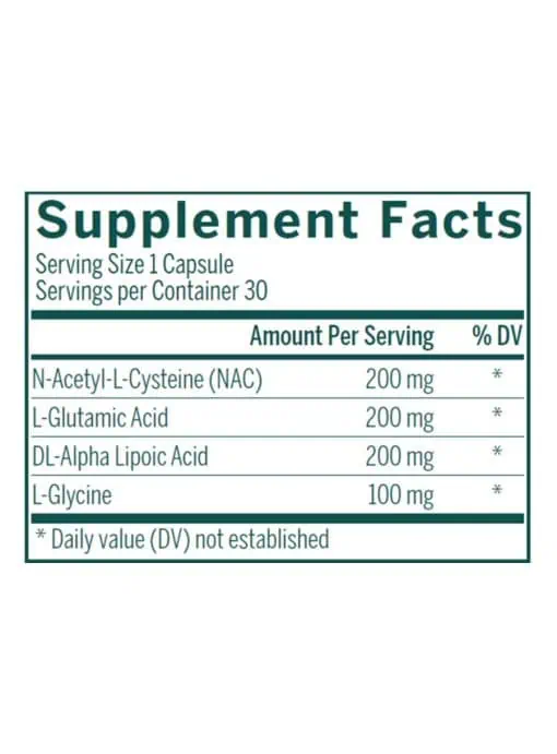 Seroyal/Genestra Glutathione Precursors -- antioxidant support, glutathione production. - Back