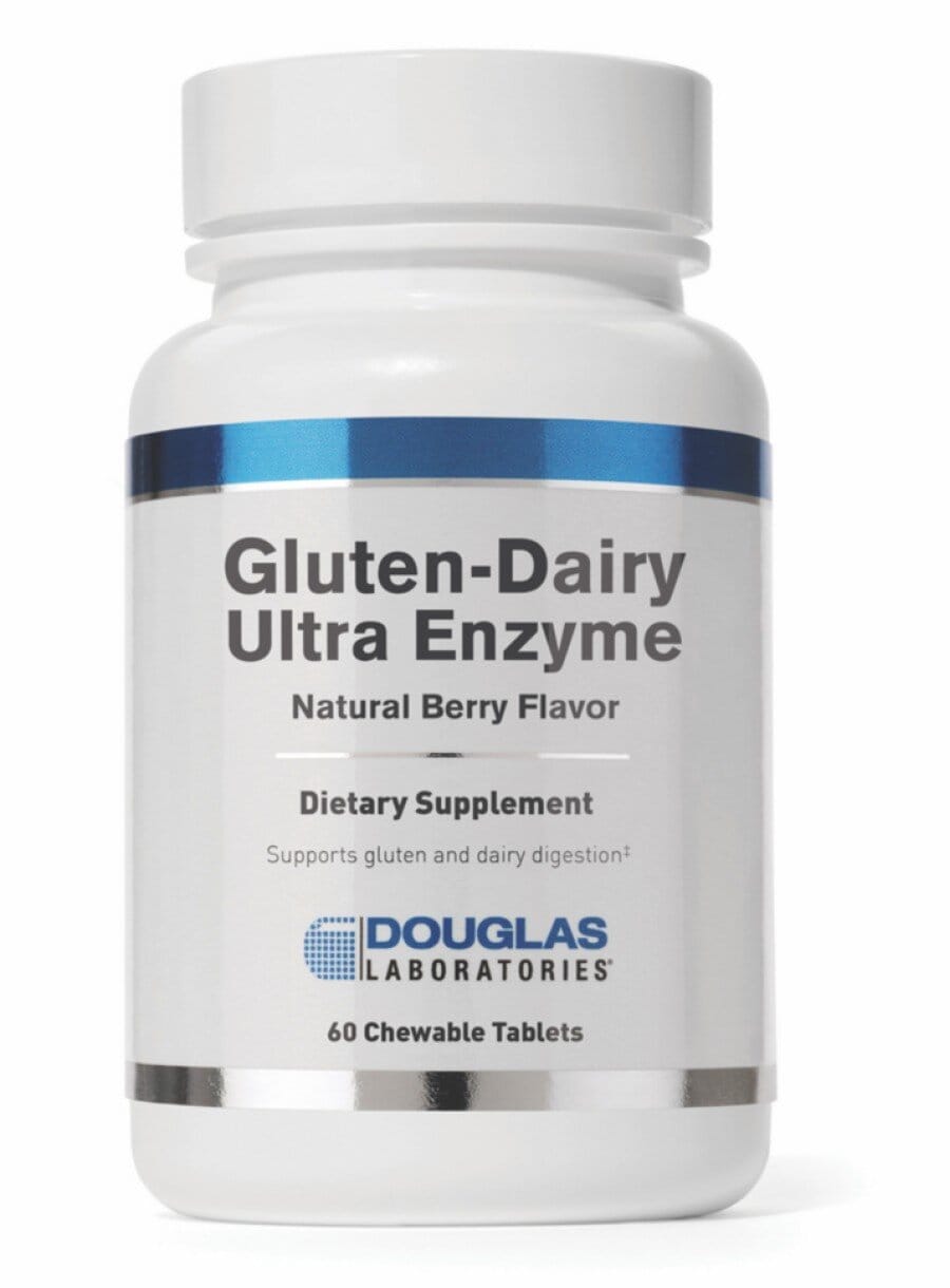 Douglas Laboratories Gluten-Dairy Ultra Enzyme -- gluten support, dairy support.